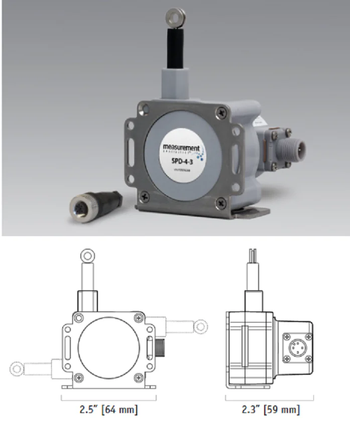 TE SPD-50-3 Resistive Sensor Linear Position