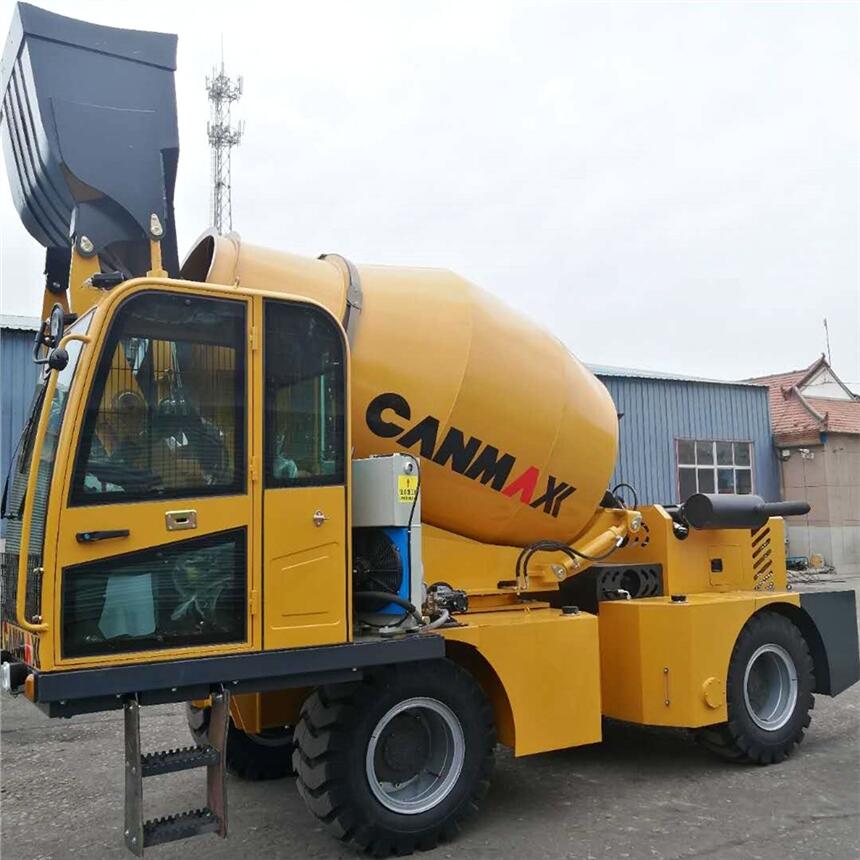 self loading concrete mixer truck